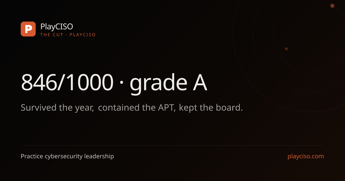 Share card: 846/1000, grade A