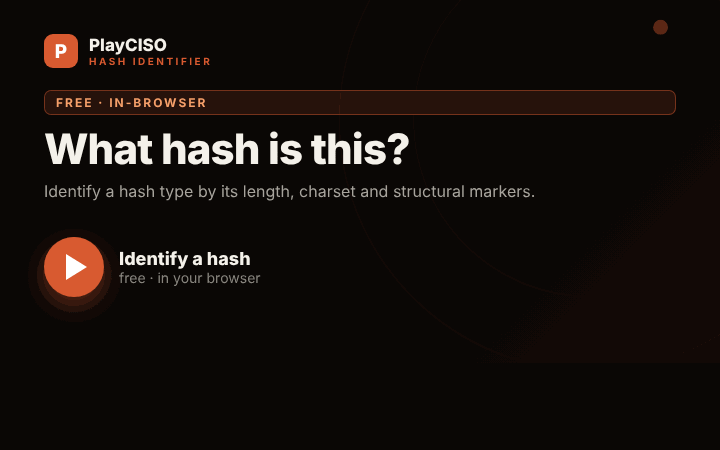 Hash Identifier — animated demo