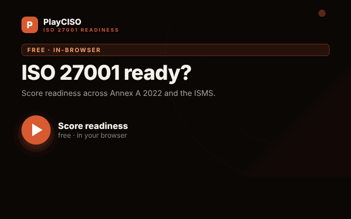 ISO 27001 Readiness Checklist — animated demo