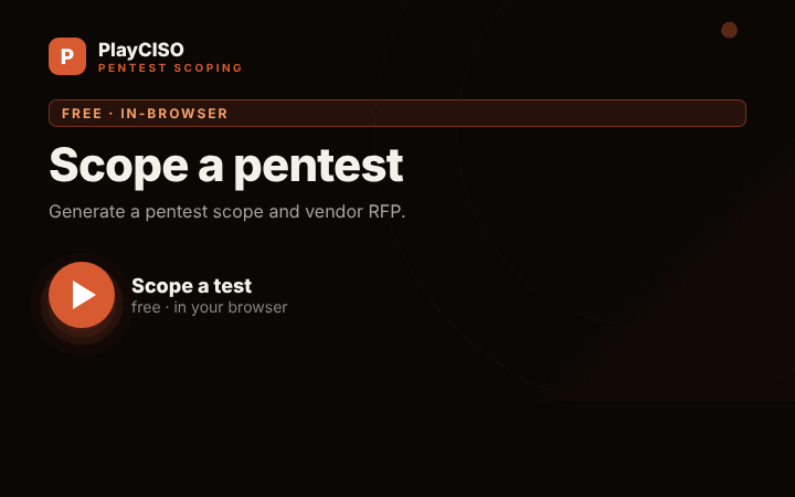 Penetration Test Scoping — animated demo
